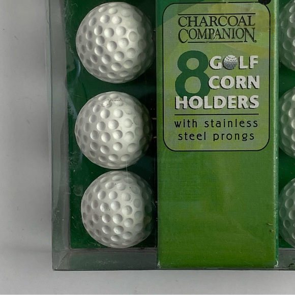 Golf Corn Holders set of 4 (8 total) Brand New NIB Balls Stainless Steel Prongs - Picture 5 of 10